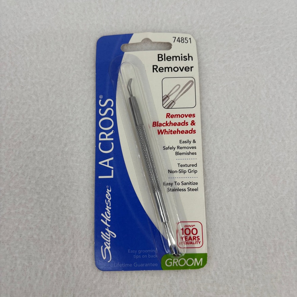 Sally Hansen La Cross Blemish Remover Stainless Steel Extractor Tool 74851 NEW